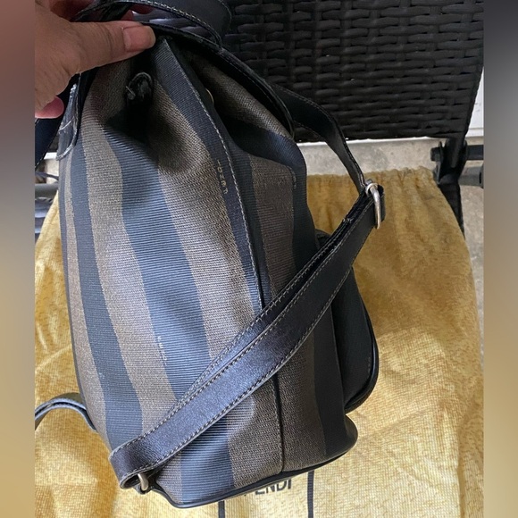 Fendi Penguin Print Leather Backpack - Picture 10 of 17